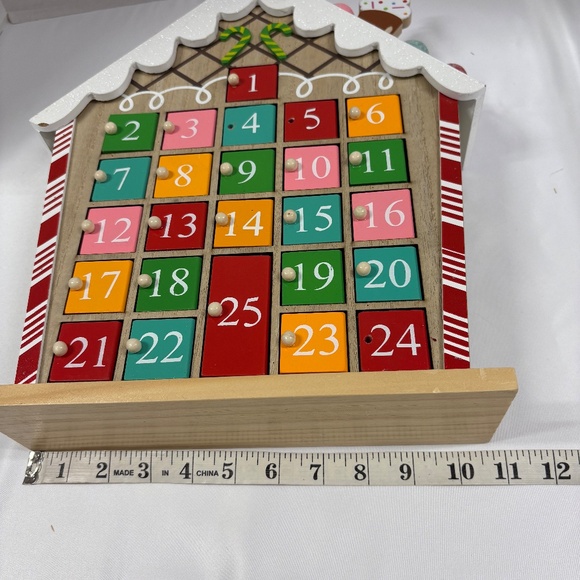 Wooden Christmas Advent Calendar. - Picture 6 of 9